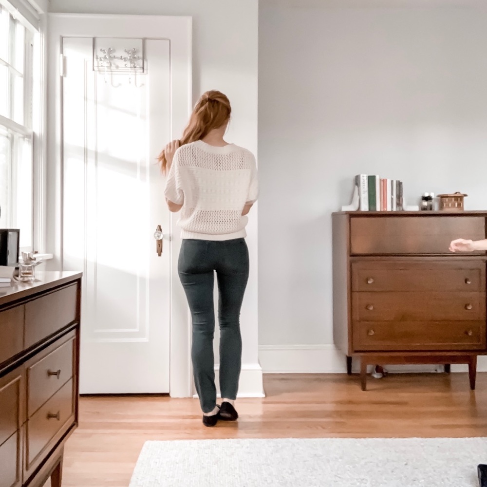 Green SUPER SOFT Harlow Jeans